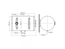 Бойлер Arti WHH 120L/1 горизонтальный мокрый ТЭН белый 602214