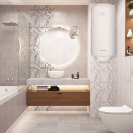 Бойлер Atlantic Opro Ego VM 100 D400S 1200W мокрий ТЕН білий 861393