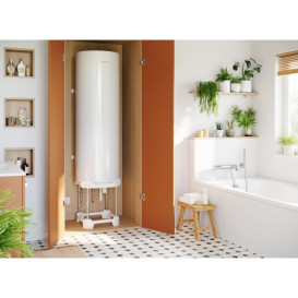 Бойлер Atlantic Steatite Central Domestic Wall 200 ES-VM200ME-S 2200W сухий ТЕН білий 881221