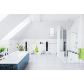 Бойлер Atlantic Steatite Ego VM 050 D400S-1-BC 1200W сухий ТЕН білий 841377