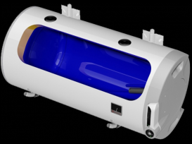 Бойлер комбінованого нагріву Drazice OKCV 125 навісний горизонтальний праве виконання 1103408211