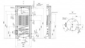 Бойлер непрямого нагріву Drazice OKC 750 NTR / HP підлоговий вертикальний 105513051