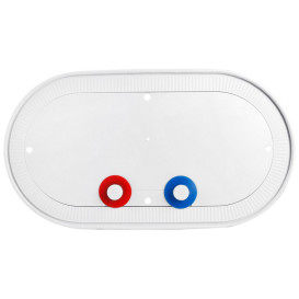 Бойлер Kroner Flacher K50F2-D 50 л із сухим ТЕНом білий CV031150