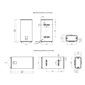 Бойлер Kroner NEO Flacher K80PVH2-D 80 л с сухим ТЭНом белый CV035496