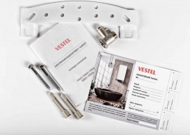 Бойлер Vestel циліндричний 80 л з механічним керуванням білий TE50A20