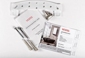 Бойлер Vestel циліндричний 100 л з електронним керуванням білий TE100D20