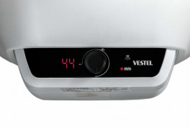Бойлер Vestel цилиндрический 80 л с электронным управлением белый TE80D20