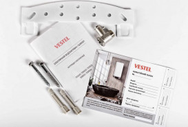 Бойлер Vestel цилиндрический 80 л с электронным управлением белый TE80D20