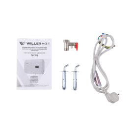 Бойлер Willer EH100R Spring горизонтальний 100 л мокрий ТЕН білий 55413