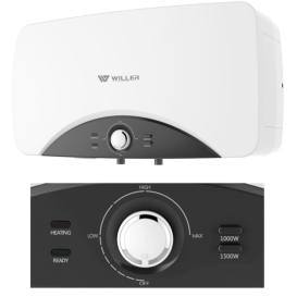 Бойлер Willer EH20R Edge+ горизонтальный 20 л мокрый ТЭН белый 55475