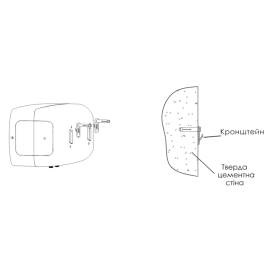 Бойлер Willer EH20R Edge+ горизонтальний 20 л мокрий ТЕН білий 55475