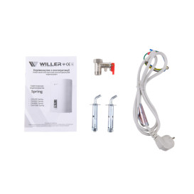 Бойлер Willer EVH50R Spring универсальный 50 л мокрый ТЭН белый 50494