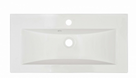 Раковина для ванної вбудована Буль-Буль колекція Elina біла 0507101