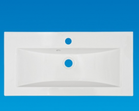 Раковина для ванної вбудована Буль-Буль колекція Elina біла 0507101