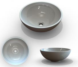 Раковина для ванной накладная Буль-Буль коллекция Mona белая 0304101