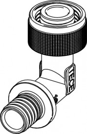 Быстросъемное соединение Tece TECEflex угловое 16хRp1/2 кремнистая бронза 708631