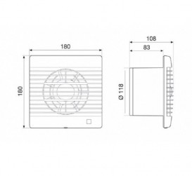 Побутовий вентилятор Soler & Palau Decor 200 C осьовий білий 5210100300