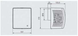 Бытовой вентилятор Soler&Palau EB-100 S центробежный белый 5211700900