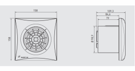 Побутовий вентилятор Soler & Palau Silent 100 CRZ осьовий білий 5210401500
