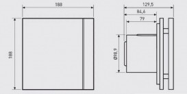 Бытовой вентилятор Soler&Palau Silent 100 CZ Silver Design 3C осевой серебро 5210603400