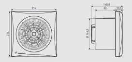 Бытовой вентилятор Soler&Palau Silent 300 CZ Silver осевой серебро 5210317300