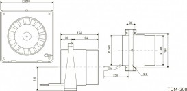 Бытовой вентилятор Soler&Palau TDM-300 канальный круглого сечения 5210226600