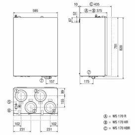 Центральні припливно-витяжні установки WS 170 KBRET 0095.0114