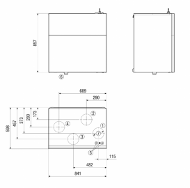 Центральные приточно-вытяжные установки WS 470 BR 0095.0269