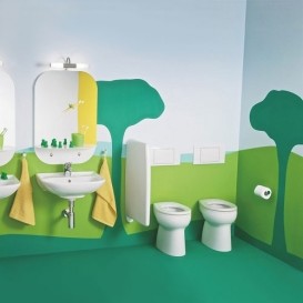 Чаша детского унитаза Jika Baby вертикальный выпуск белый H8220370000001