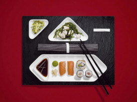 Чаша глибока трикутна Villeroy & Boch Pi Carré 11х7 см преміум фарфор білий 16-3334-3835