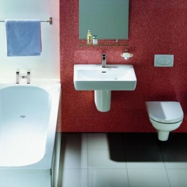 Чаша подвесного унитаза Laufen Pro Rimless 36х56 см с сиденьем и крышкой белый H8669510000001