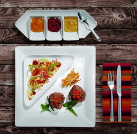 Чаша прямокутна Villeroy & Boch Pi Carré 10х6 см преміум фарфор білий 16-3334-3936