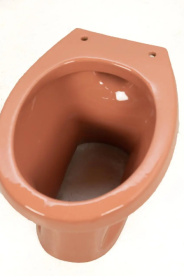 Чаша унітазу дачного Insana D-coral 35х46,5 см з кришкою кераміка кораловий А0055274