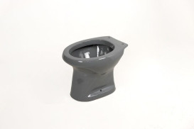 Чаша унітазу дачного Insana D-grey 35х46,5 см з кришкою кераміка сірий А0055275