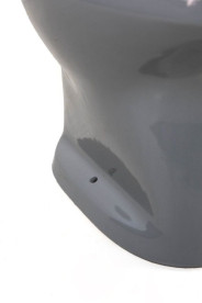 Чаша унітазу дачного Insana D-grey 35х46,5 см з кришкою кераміка сірий А0055275