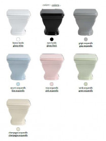 Чаша унитаза-компакта Artceram Civitas 36х73 см керамика черный CIV004 03;00