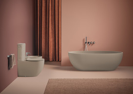 Чаша унітазу-компакту Artceram File 2.0 36х67 см кераміка бежевий FLV003 41;00