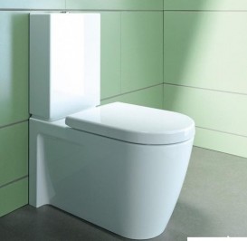 Чаша унитаза-компакта Duravit Starck 2 37х63 см керамика белый 2145090000