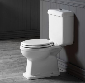 Чаша унітазу-компакта підлогового Simas Londra 39,5х67,5 см вертикальний випуск фаянс білий LO 921