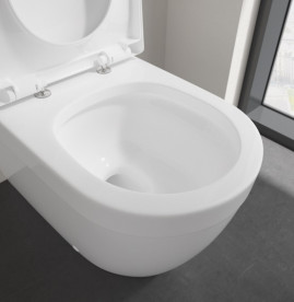 Чаша унітазу-компакту Villeroy & Boch Architectura 37х70 см санітарна кераміка CeramicPlus альпійський білий 5691R0R1