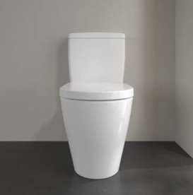 Чаша унитаза-компакта Villeroy & Boch Avento 37х64 см санитарная керамика альпийский белый 5644R001