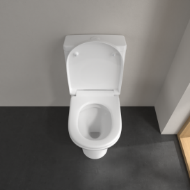 Чаша унитаза-компакта Villeroy & Boch O.novo 36х60,5 см открытый смывной край Compact альпийский белый 5689R001