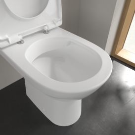 Чаша унитаза-компакта Villeroy & Boch O.novo 36х60,5 см открытый смывной край Compact альпийский белый 5689R001