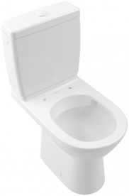 Чаша унитаза-компакта Villeroy & Boch O.novo 36х60,5 см открытый смывной край Compact альпийский белый 5689R001