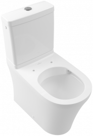 Чаша унитаза-компакта Villeroy & Boch O.novo 37х65 см открытый смывной край альпийский белый 4606R001