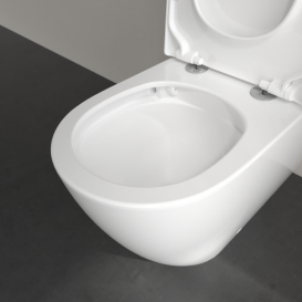 Чаша унитаза-компакта Villeroy & Boch Subway 3.0 37х71 см санитарная керамика TwistFlush альпийский белый 4672T001