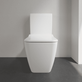 Чаша унітазу-компакту Villeroy & Boch Venticello 37,5х70 см санітарна кераміка CeramicPlus альпійський білий 4612R0R1