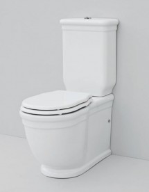 Чаша унитаза-моноблок ArtCeram Hermitage 36х72 см белый глянцевый HEV006 01;00