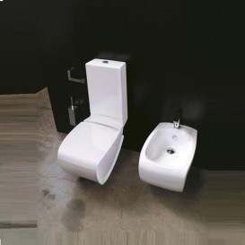 Чаша унитаза-моноблок ArtCeram Hi-Line 38х67,5 см белый глянцевый HIV003 01;00