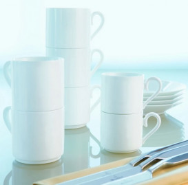 Чашка Villeroy & Boch Stella Hotel №2 220 мл преміум фарфор білий 16-3272-1271